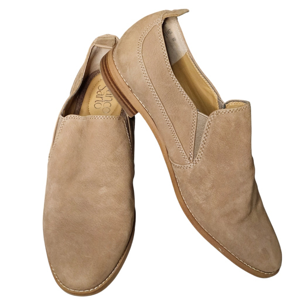 Women's Franco Sarto Shoes Beige Leather Size 8M